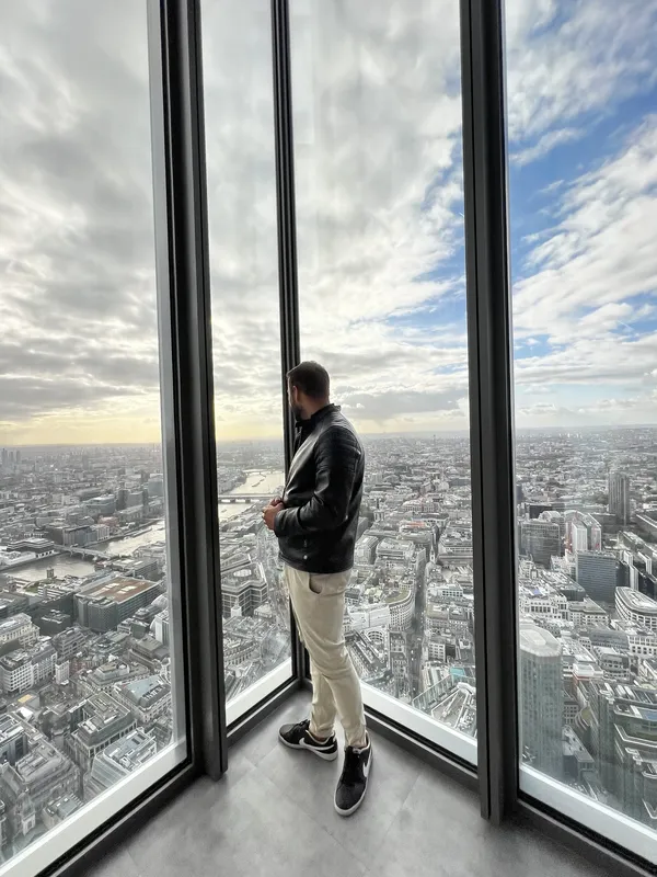 Carlos Loureiro no The Shard, Londres